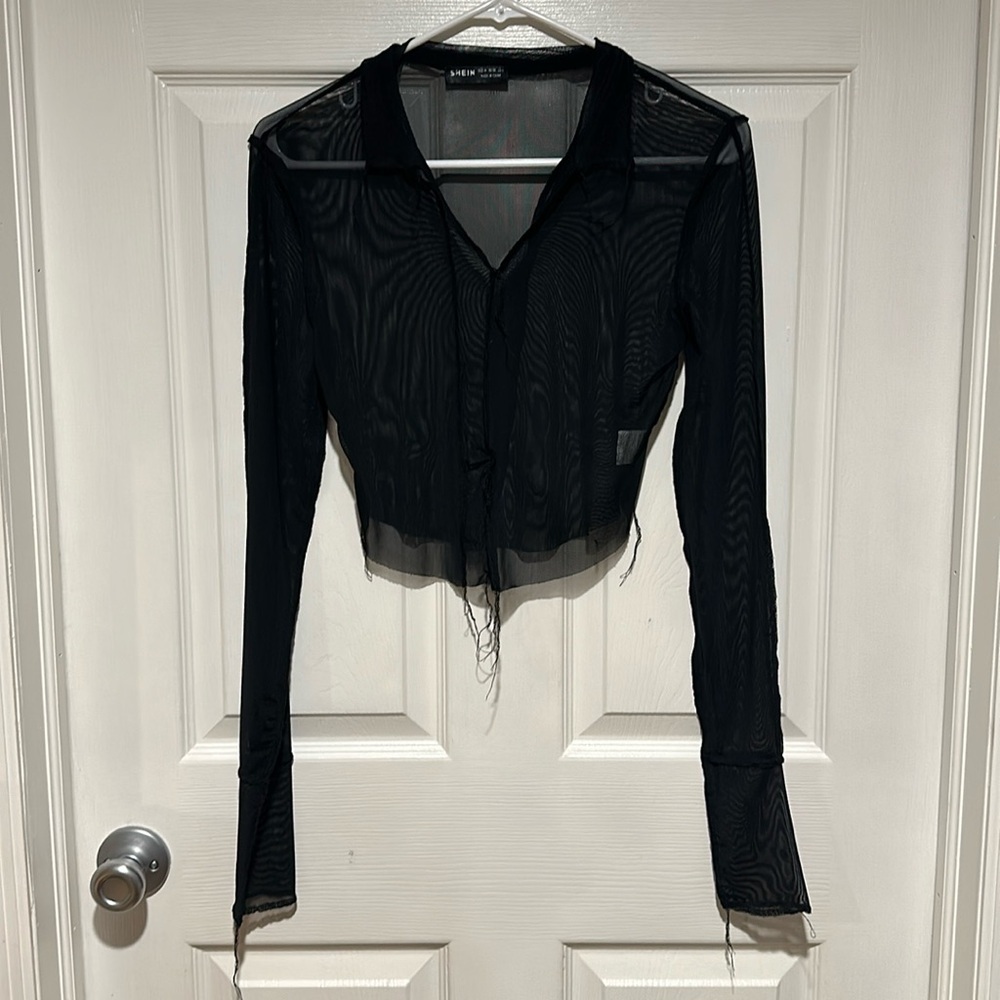 shein sheer top (to be layered)